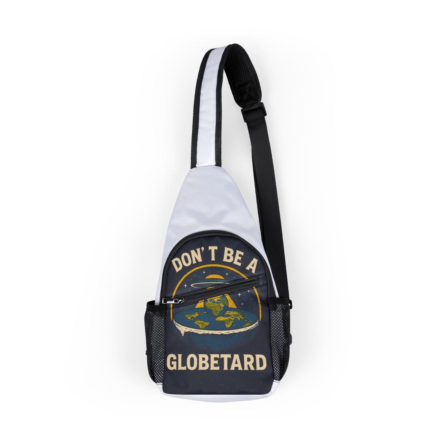Don't Be a Globetard Chest Bag - Stylish Sling for Adventurers